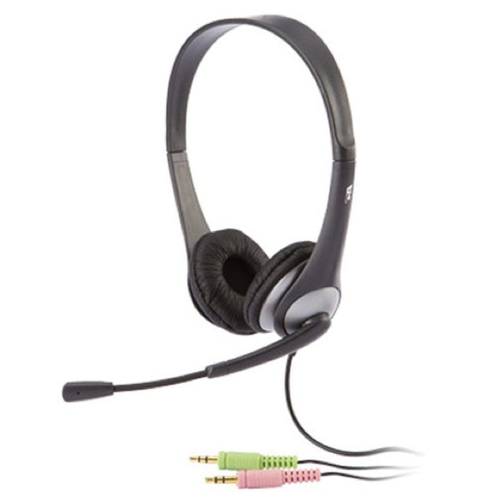 Stereo headset with microphone